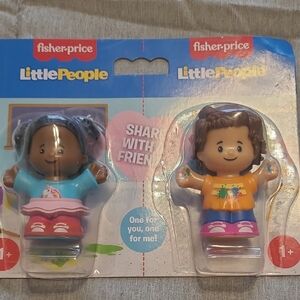 Fisher-Price Little People Friends Duo - Blue and Orange